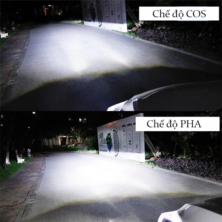 ĐÈN PHA LED CHÂN H4 LẮP ĐC CHO Ô TÔ VÀ XE MÁY