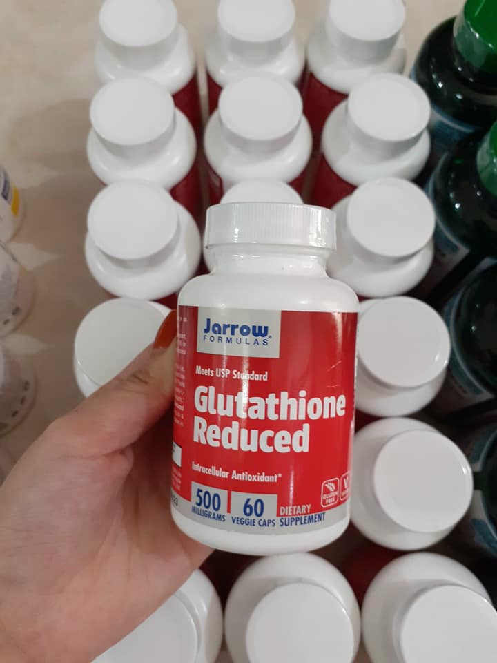 trắng da Glutathione Reduced Jarrow Formulas 60 viên