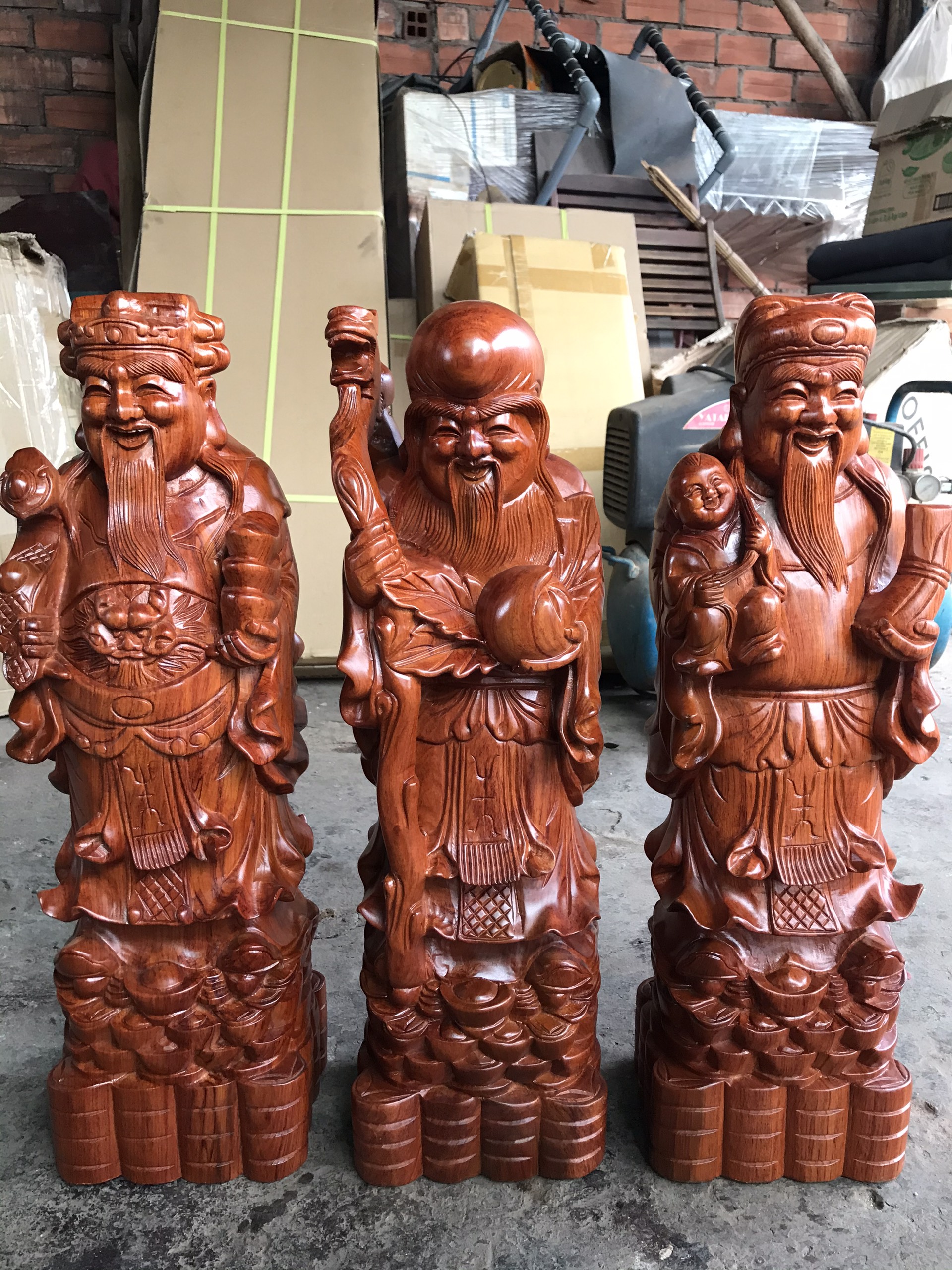 Tam đa Phúc Lộc Thọ 40 cm
