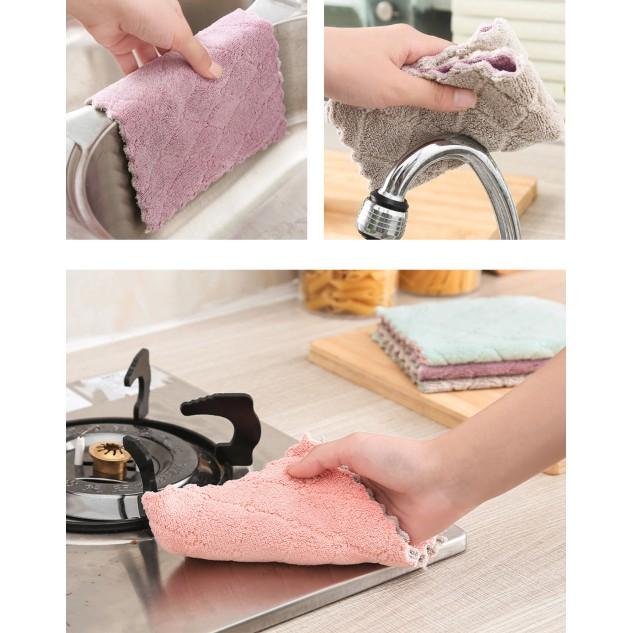 [HCM]Combo 2 Khăn Lau Đa Năng Siêu Thấm Hút Siêu Rẻ