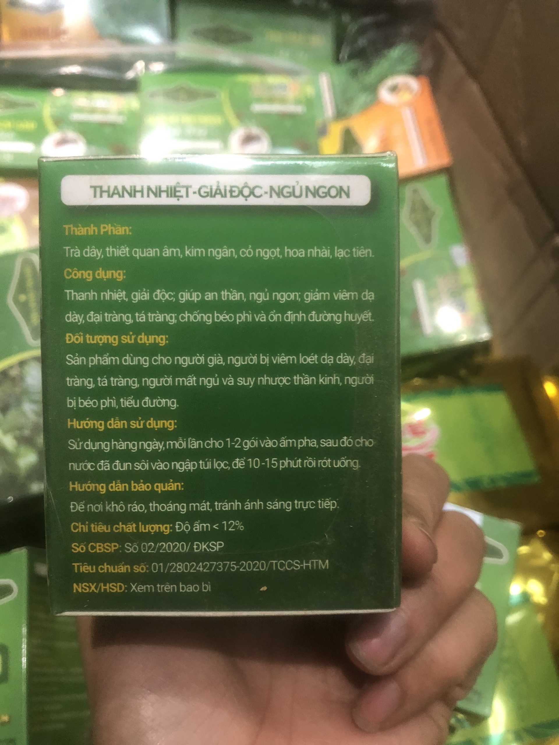 TRÀ HOÀNG THẢO MỘC TÚI LỌC 150G