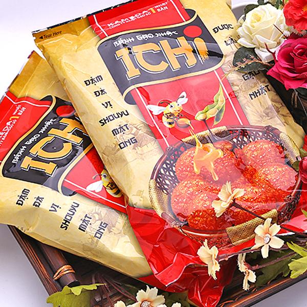 Combo 3 Gói Bánh Gạo Nhật Ichi (Gói 100G)