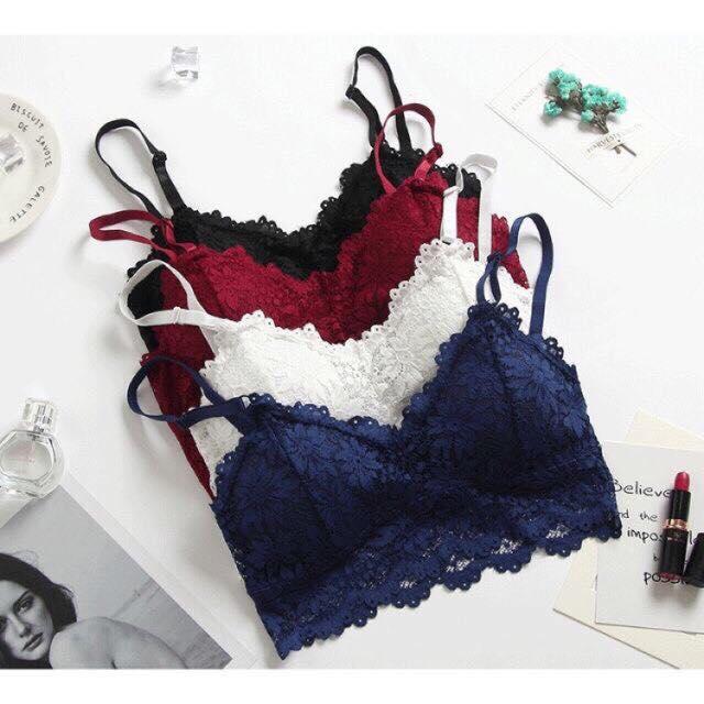 ( HOT) Áo Bra Ren Hoa Siêu Đẹp Free Size