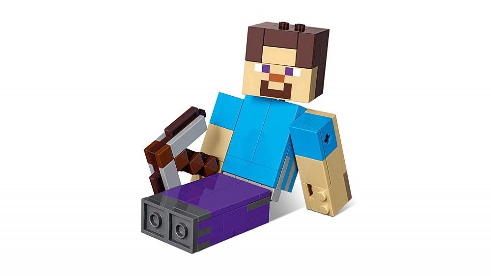 Lego Minecraft 21148 - Steve khổng lồ và vẹt