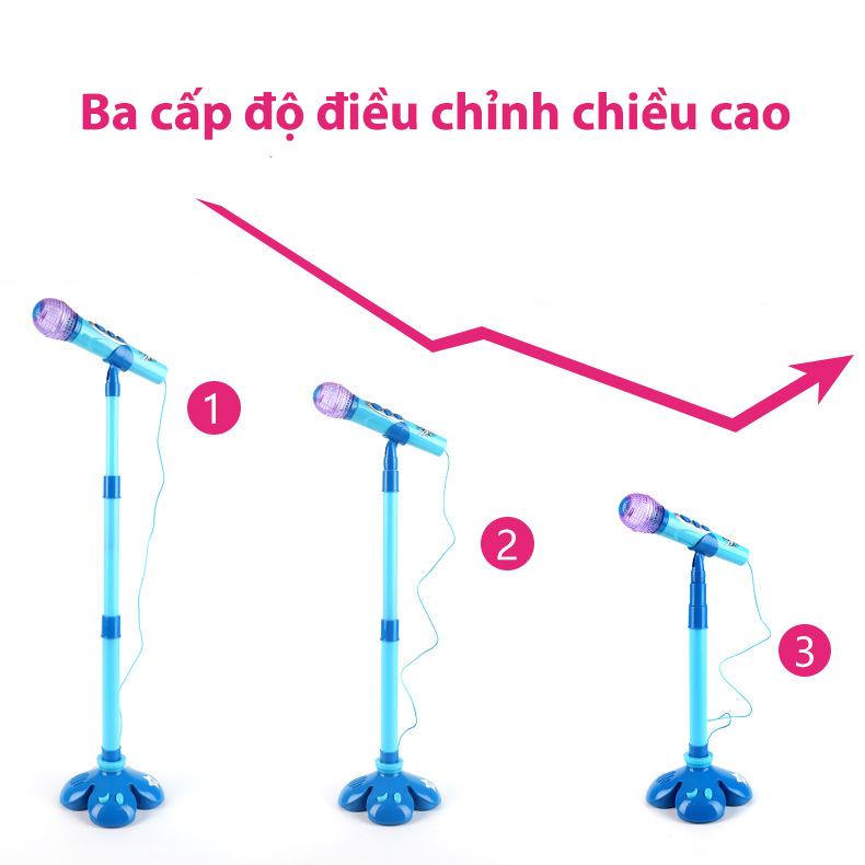 Mic hát karaoke đơn có giá đỡ Microphone Superlor