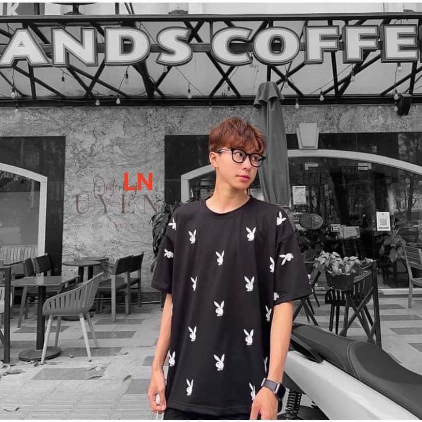 [ xả hàng ] Áo phông nam nữ   thỏ trắng siêu hot hit