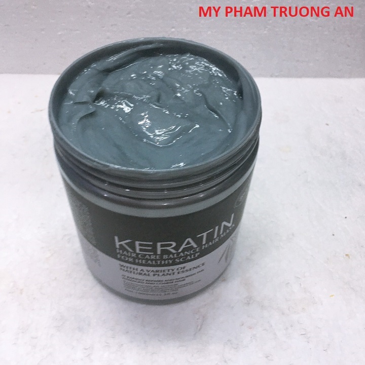 Kem hấp ủ tóc keratin 1000ml - keratin bùn nâu
