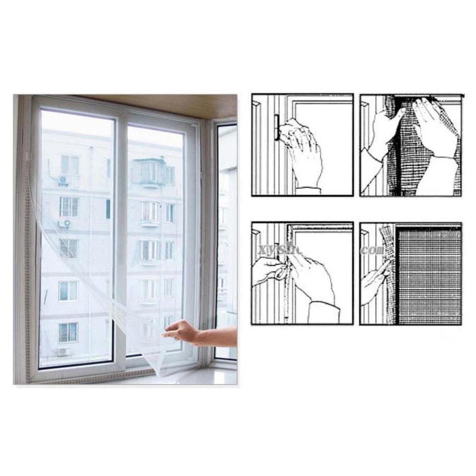 [HÀNG CÓ SẴN] Lưới dán cửa sổ chống muỗi 130x150cm