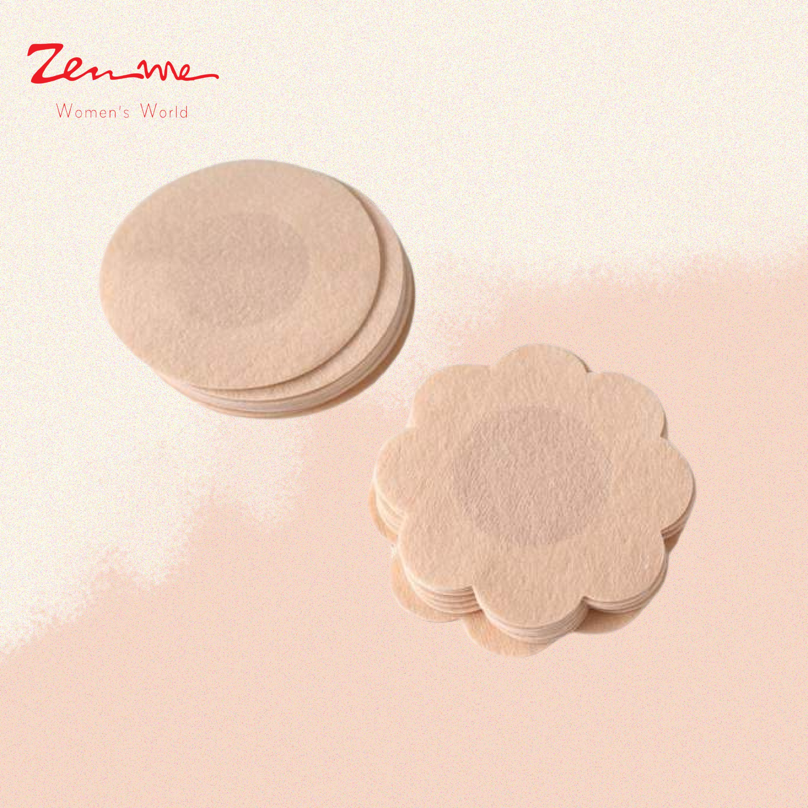Miếng dán nhũ hoa Zen Me chất liệu giấy dán chắc chắn