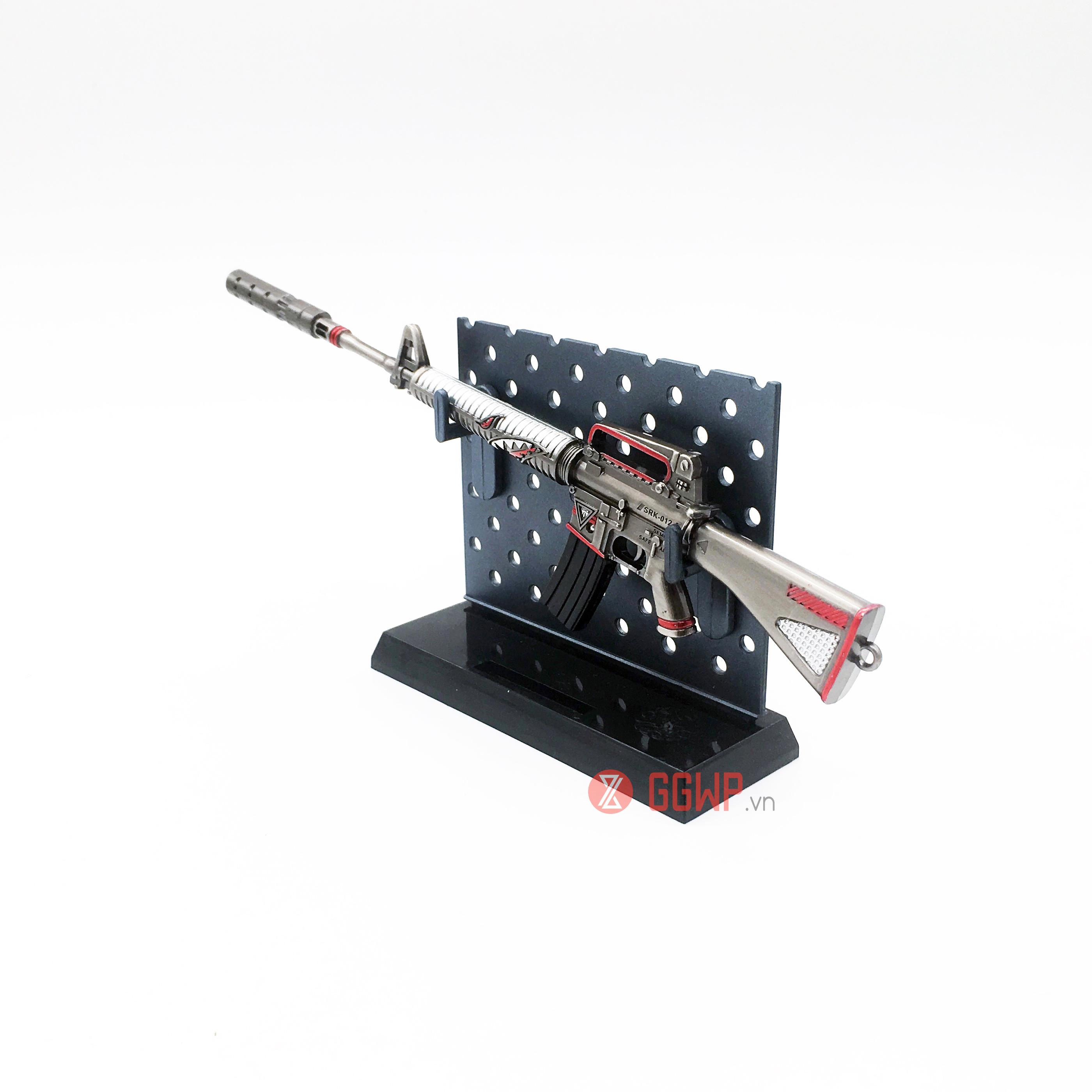Mô hình M16A4 skin Sharkbite 22cm PUBG