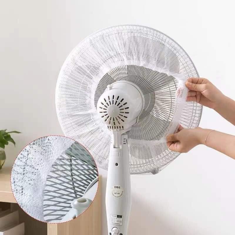 Lưới Bọc Quạt An Toàn Cho Bé Họa Tiết Hình Thú Cưng