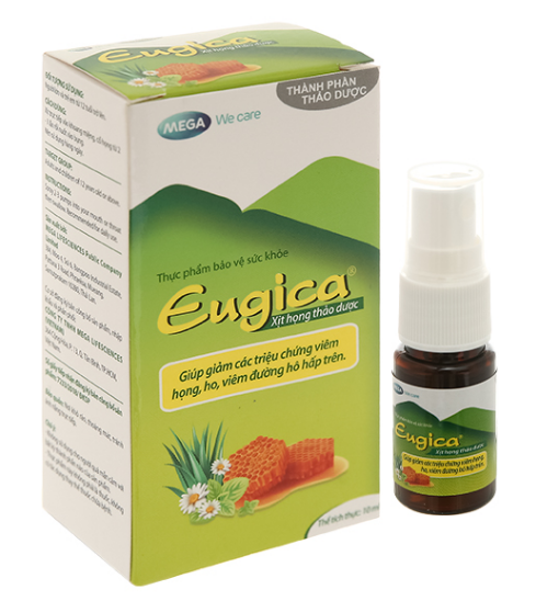 Xịt Họng Thảo Dược Eugica