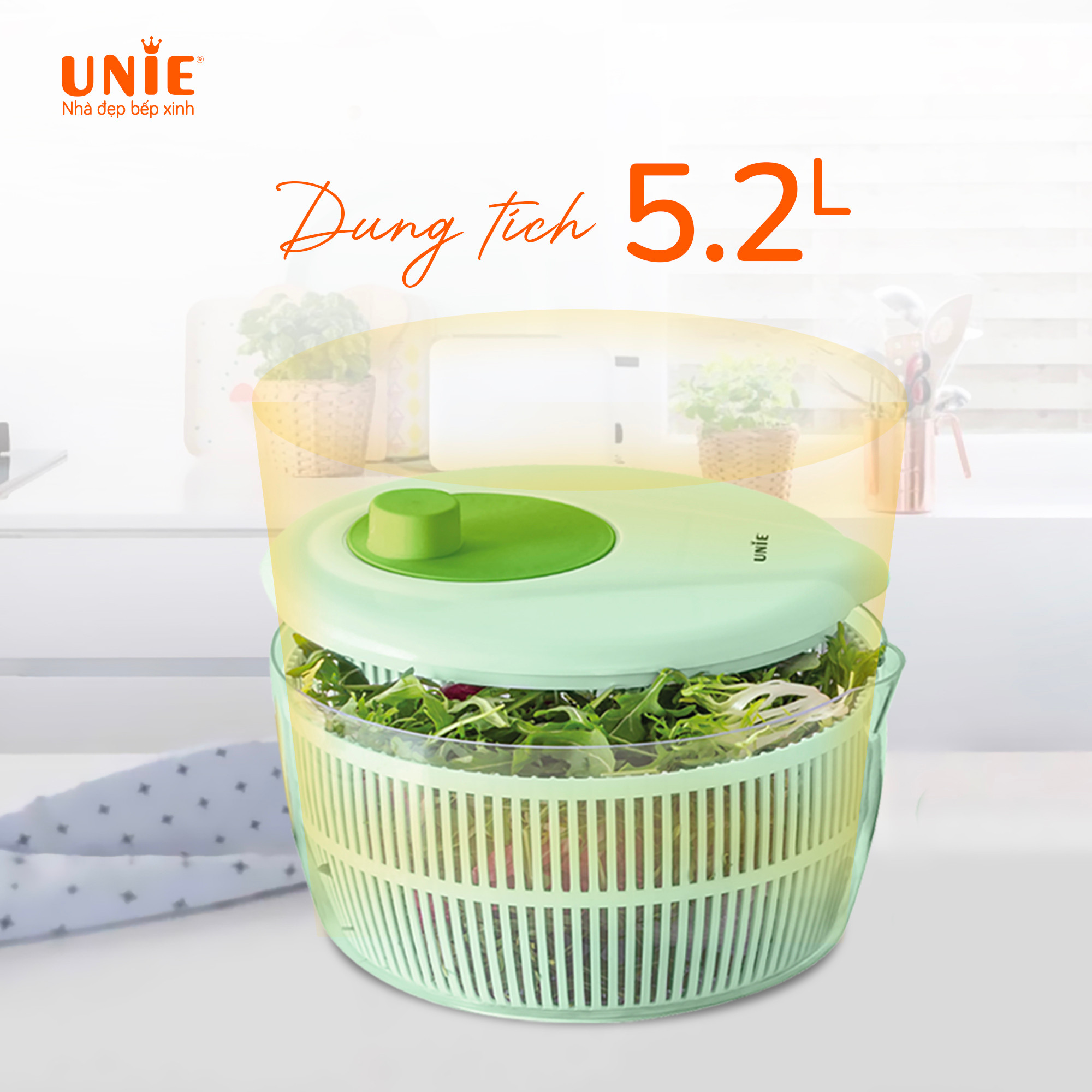 Rổ quay rau ly tâm Unie US5200