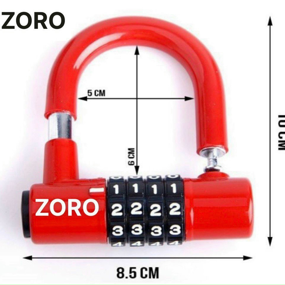 Ổ khóa số 4 số chữ U