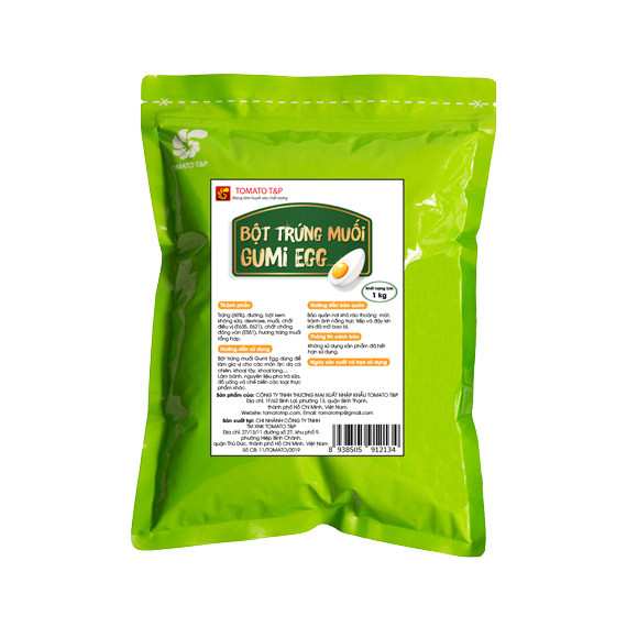 Bột trứng muối GUMI EGG loại 1kg