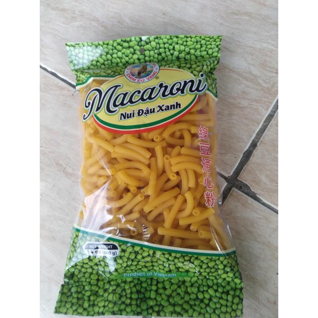 Nui đậu xanh Macaroni gói 400gr