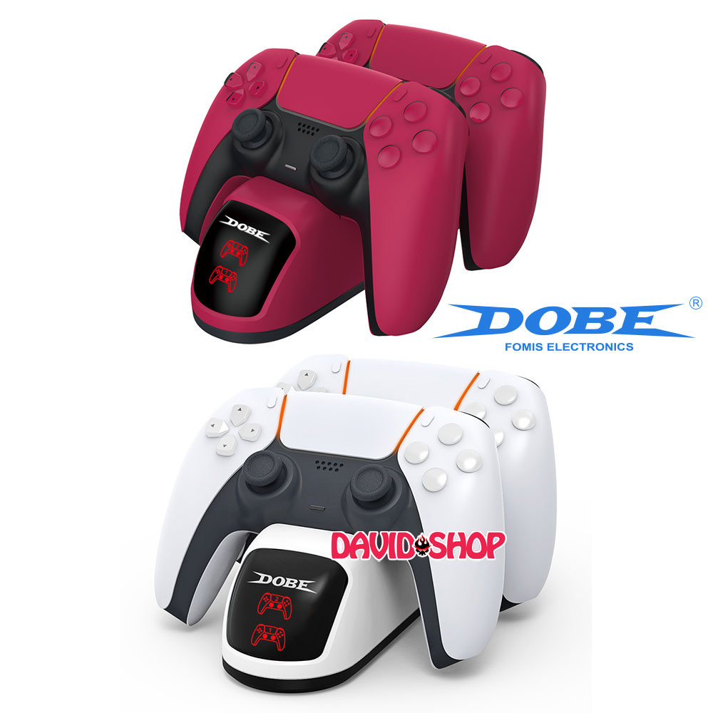 DOBE Dock sạc đế sạc cho 2 tay cầm DualSense cùng lúc - PlayStation 5 PS5