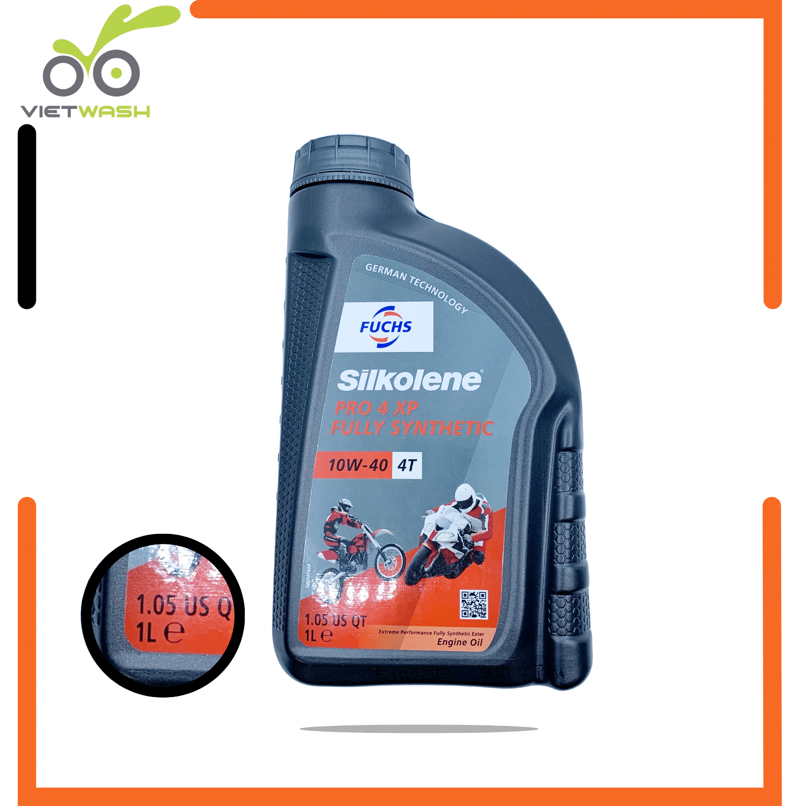 [FUCHS] Nhớt xe số Fuchs Silkolene Pro 4 XP 10W40 API SN 1L [MIỄN PHÍ CÔNG THAY NHỚT]