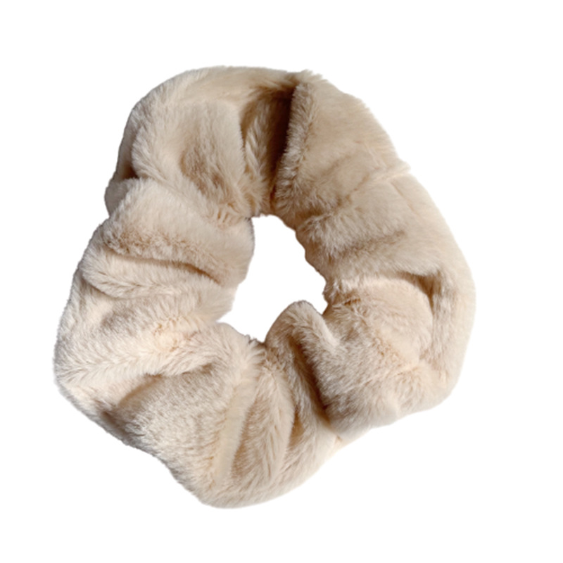 Dây Cột Tóc Scrunchies vải Lông Mềm