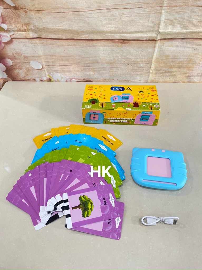 Máy đọc thẻ tiếng anh cho bé 224 từ hkm Enfa