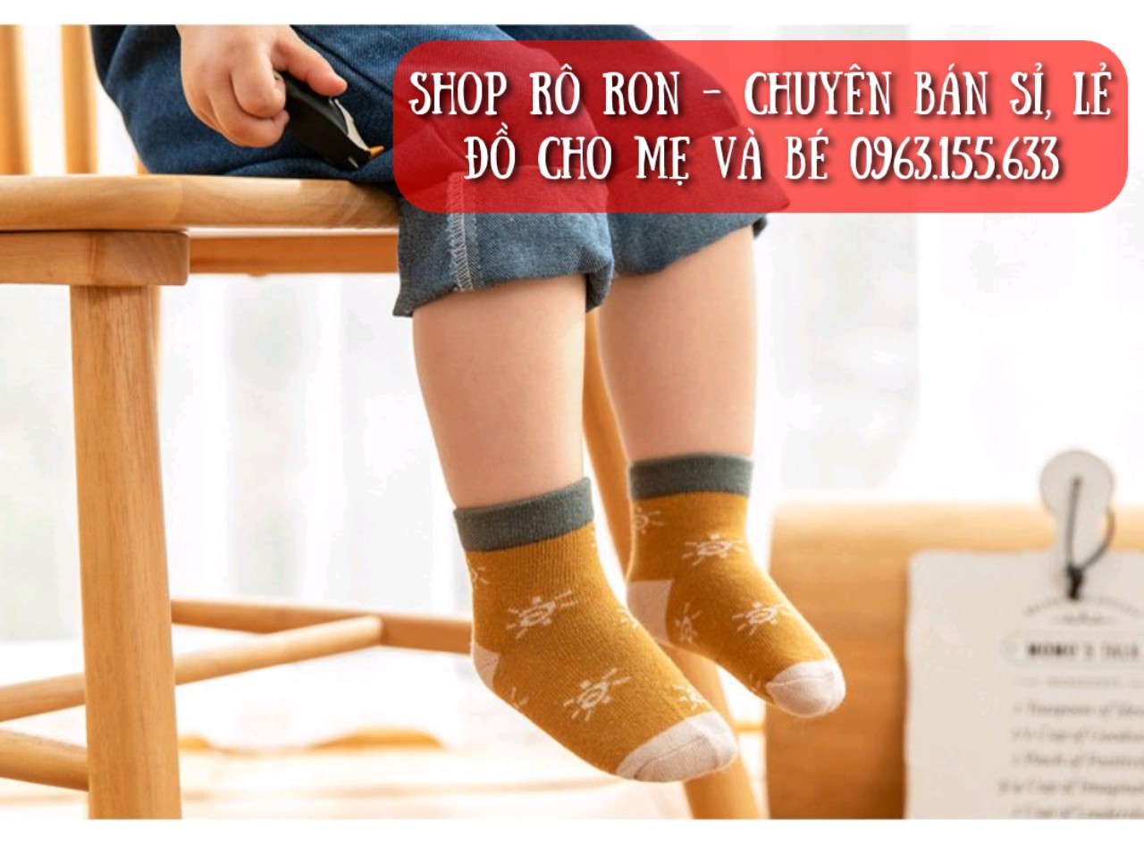 [6-36m] SET 5 ĐÔI TẤT NEMO CAO CỔ CHO BÉ