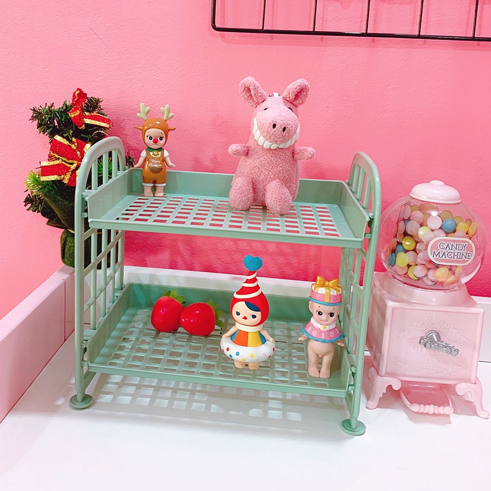 Kệ Nhựa 2 Tầng Để Bàn