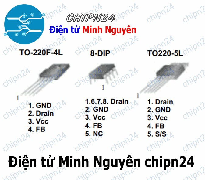 [1 con] (DT) IC 5M0265R TO-220 Hàng Tốt (KA5M0265R 0265) - HH003934