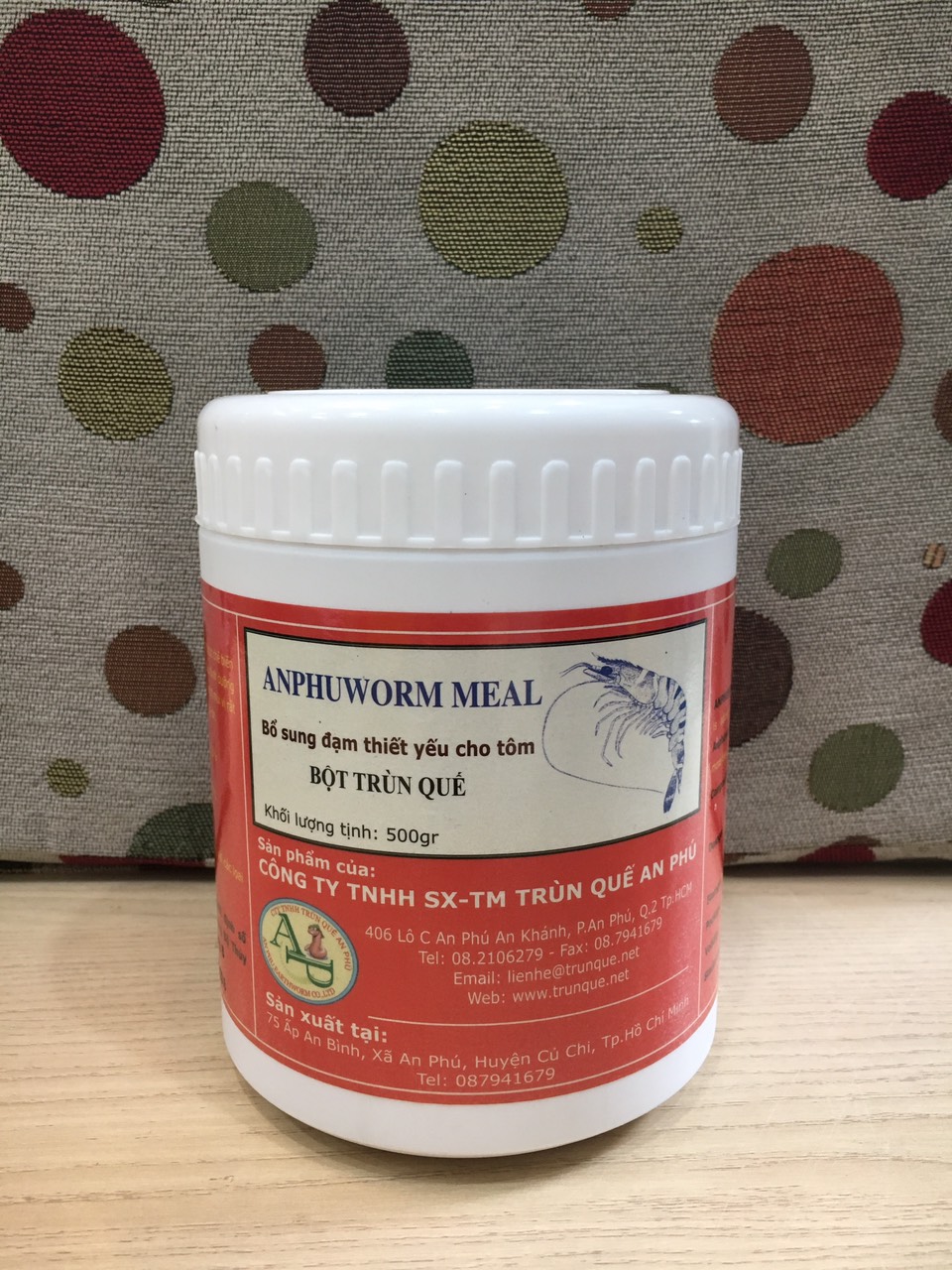 Bột trùn quế mồi câu cá