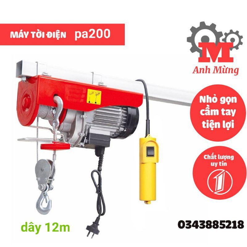 Tời điện pa300 , pa200 nâng hạ linh hoạt đảm bảo an toàn dễ sử dụng