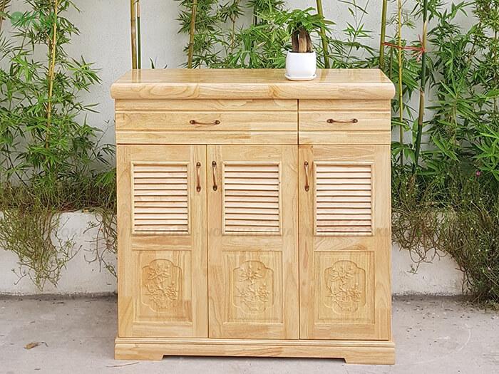Tủ Giày Gỗ Thông 1M , TỦ DÀY DÉP GỖ