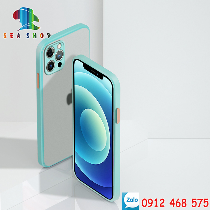 Ốp lưng iphone viền nhựa dẻo - lưng nham- iphone 12 pro max,13 pro max -kính cường lực 21d