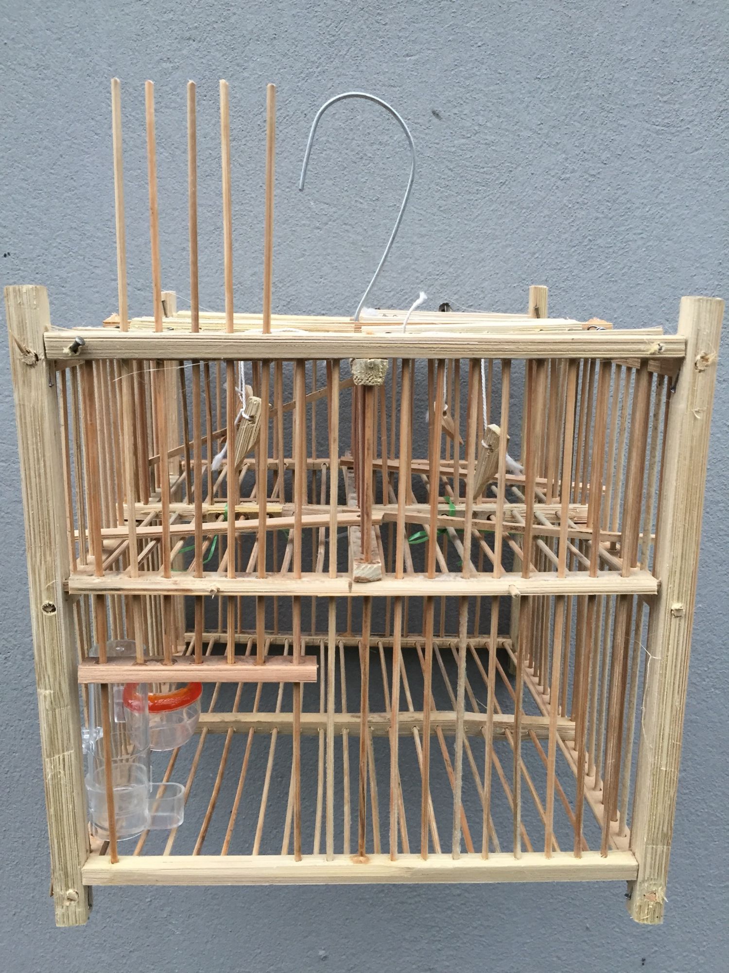 Lồng bẫy chim 5 ngăn 4 cửa sập