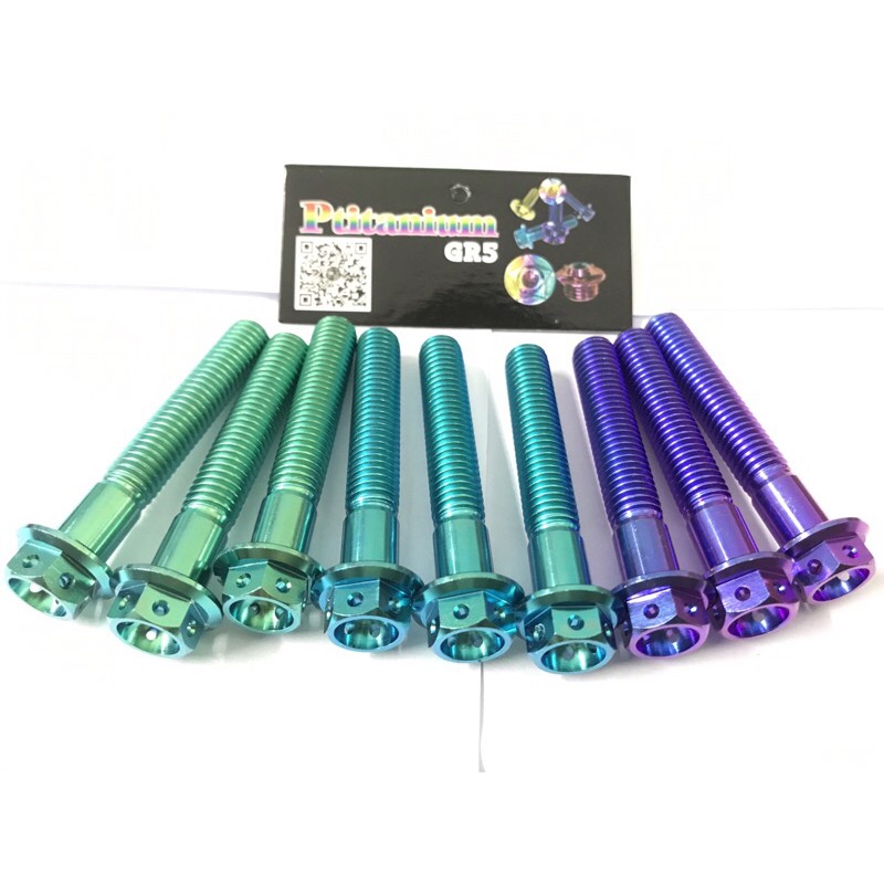 Ốc 8li50 probolt vương miệng titan gr5