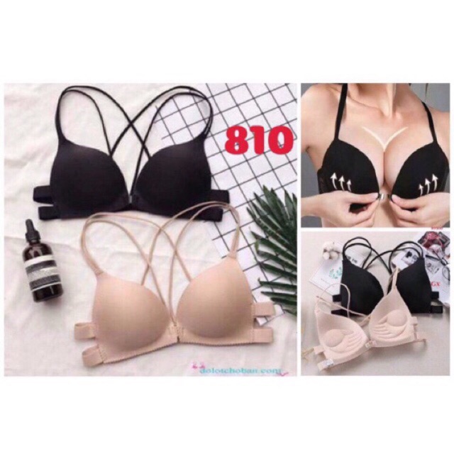 Bra đúc su bàn tay cài trước mã 810