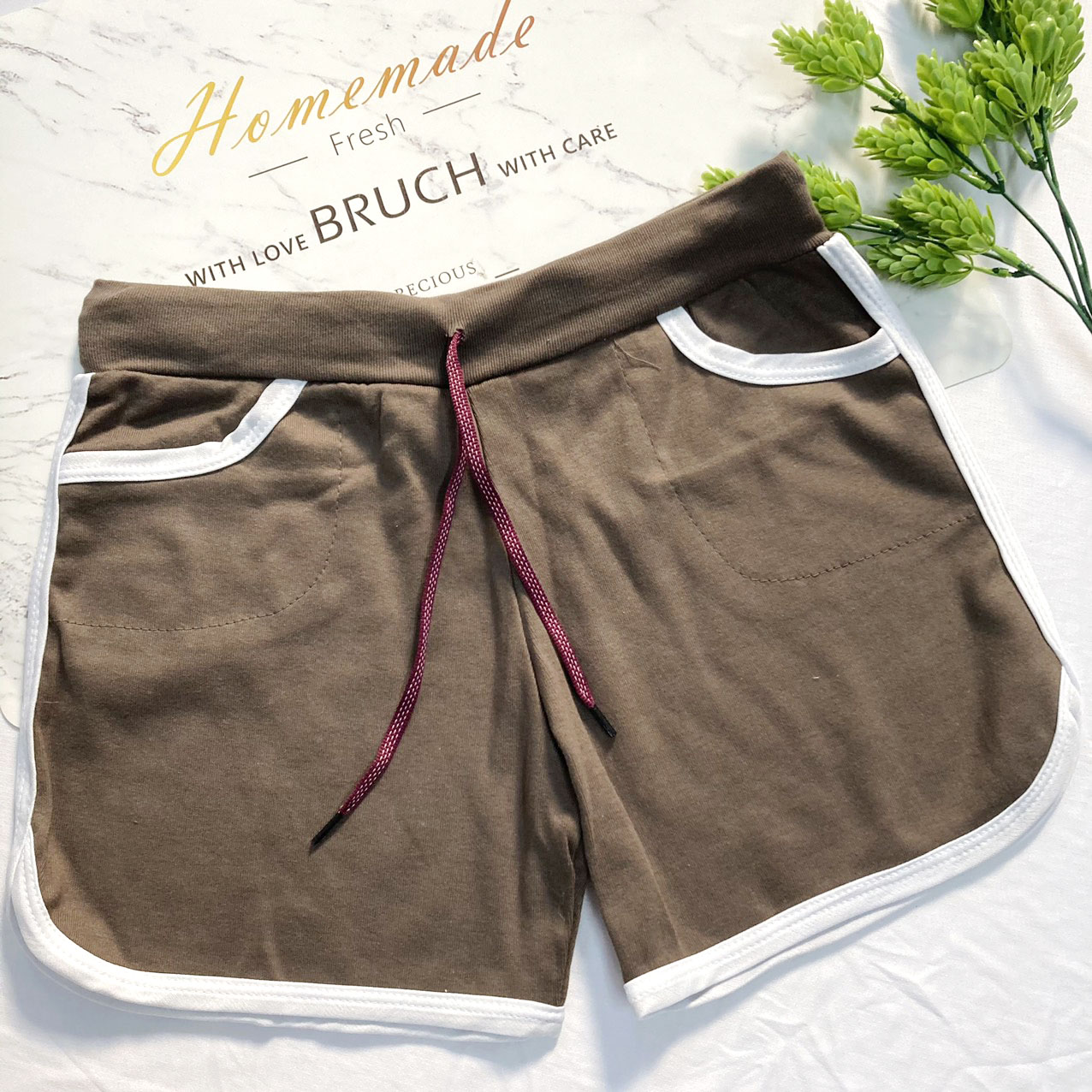 [HCM] briefs female home wear short with drawstring-shorts baby girls sleeping wear from 38kg-45kg - QG1vien