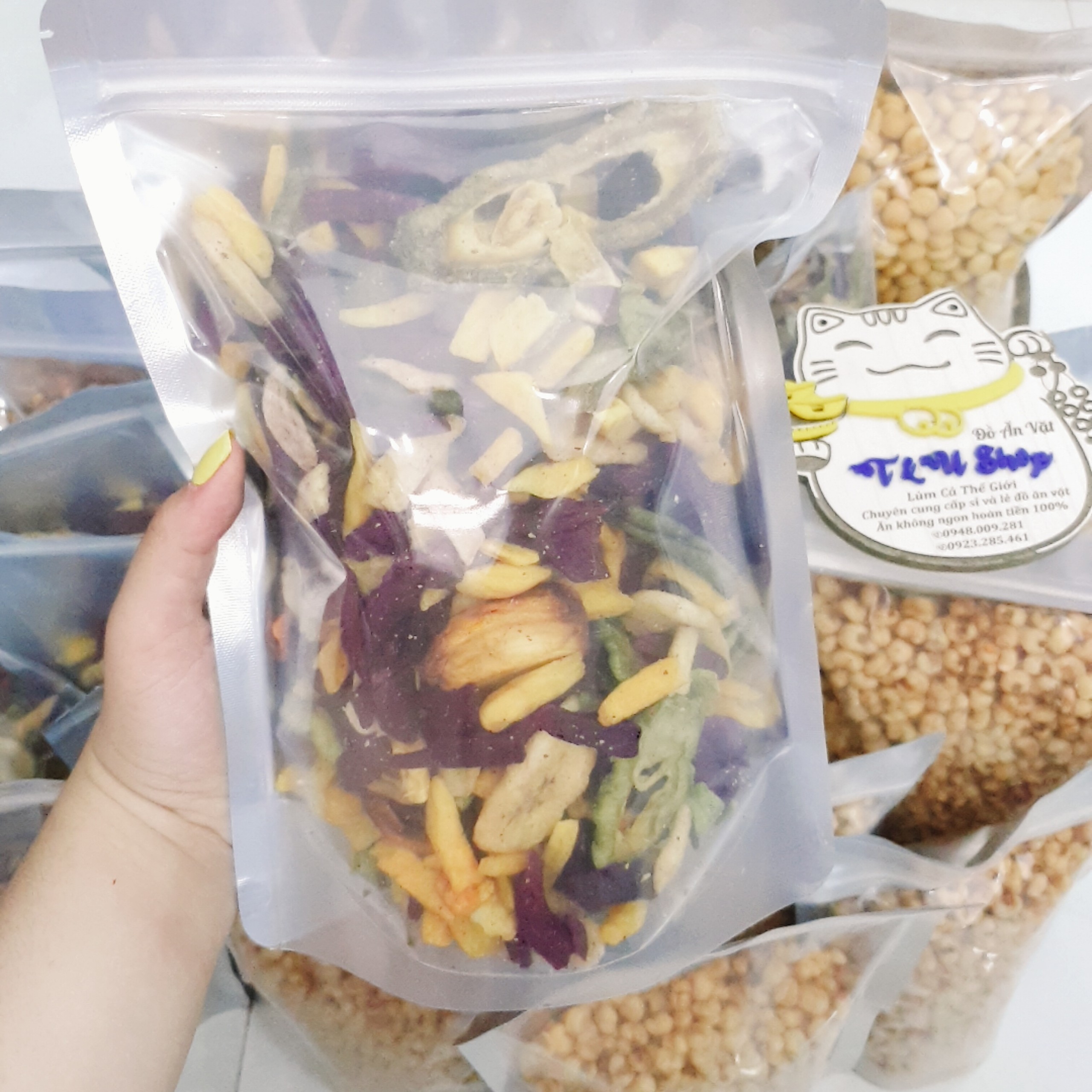 [HCM]500gr-Trái Cây - Rau Củ Sấy Vụn Thập Cẩm