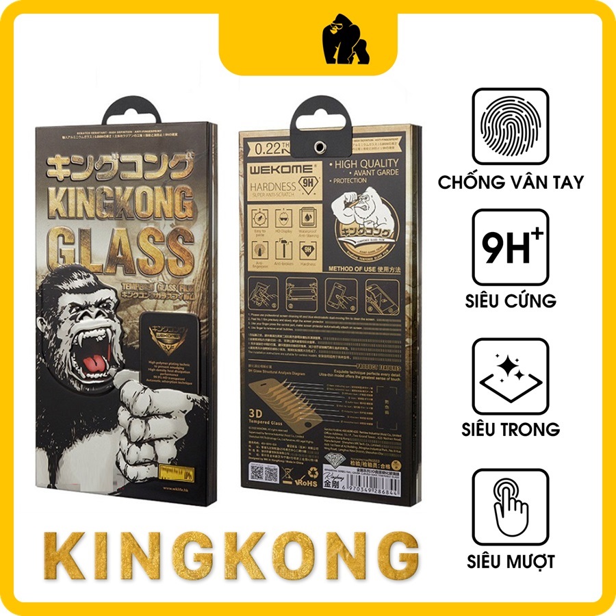 [KingKong] Cường lực King Kong Full màn Xiaomi Redmi Note 7 / Redmi Note 8 / Redmi Note 7 Pro / Redmi Note 8 Pro