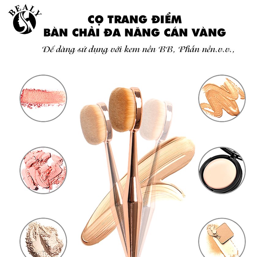 CỌ TÁN KEM NỀN DẠNG BÀN CHẢI
