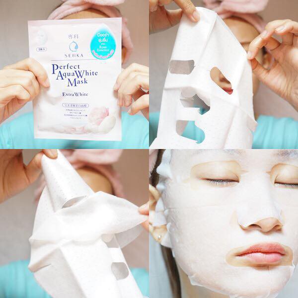 [HCM]Mặt Nạ Dưỡng Da Senka Perfect Aqua Mask 25ml