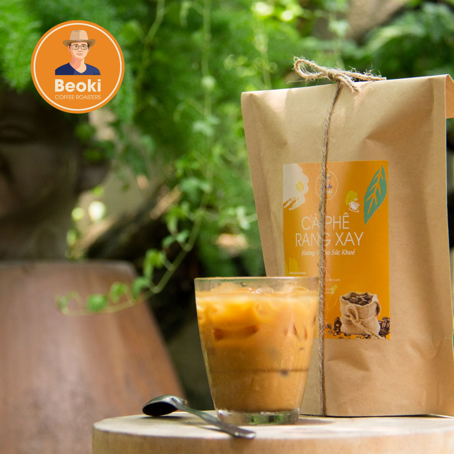 Cà phê Robusta rang xay nguyên chất 1 kg