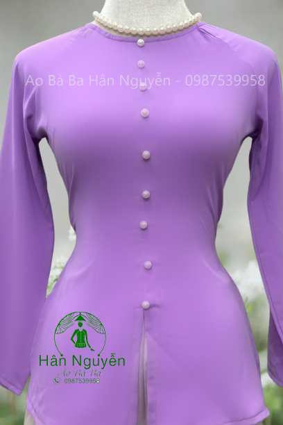 (Áo Lẻ) ÁO BÀ BA LỤA TRƠN TẮM Ý DÂY KÉO