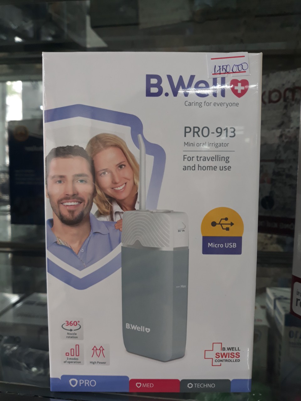 Máy tăm nước mini B.Well Swiss PRO-913
