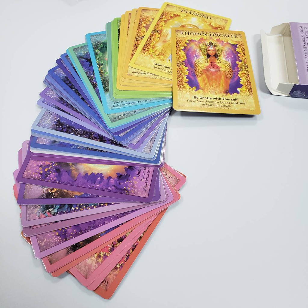 Bộ Crystal Angels Oracle L4 Card Deck Cao Cấp Đẹp