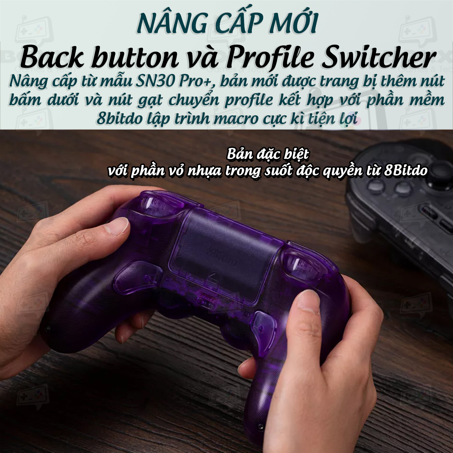 Tay cầm chơi game Bluetooth 8Bitdo Pro 2