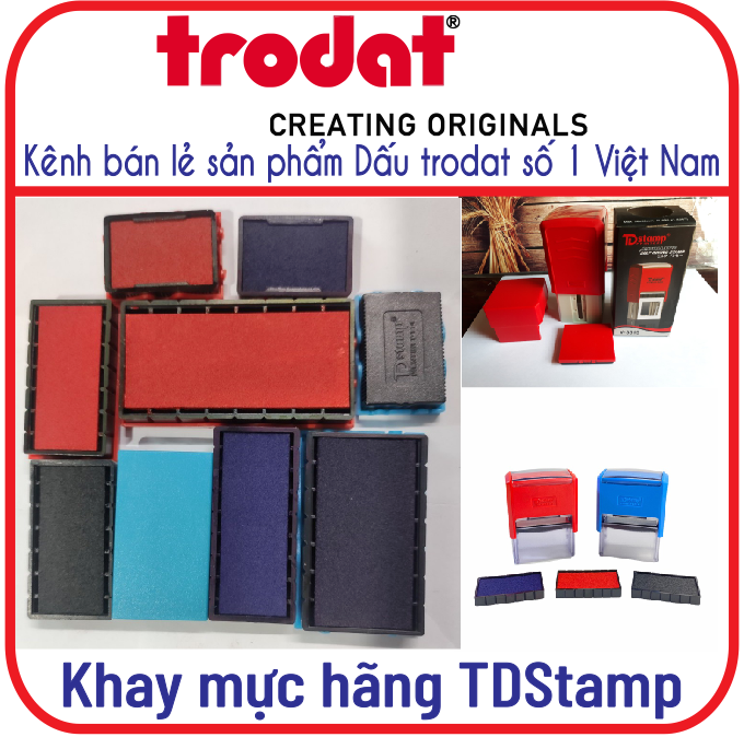 Khay mực dấu liền mực hãng TDStamp