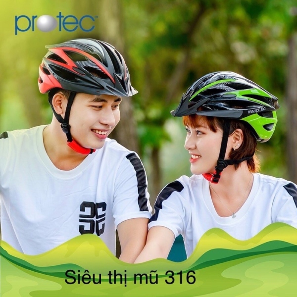 Mua ☎  Mũ bảo hiểm xe đạp protec người lớnsiêu nhẹ an toàn chất lượng