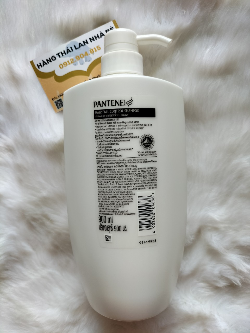 Dầu gội Pantene 900ml Thái Lan