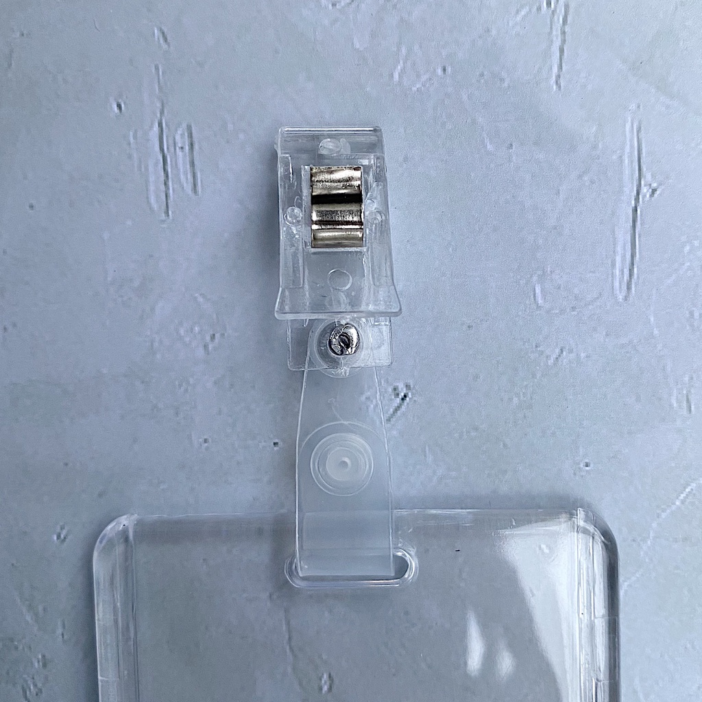 Thẻ đeo bảng tên nhân viên văn phòng nhựa ARYLIC CỨNG TRONG SUỐT cao cấp CỰC ĐẸP Dọc và Ngang kèm dây đeo KAS - KPOP ALL STARS