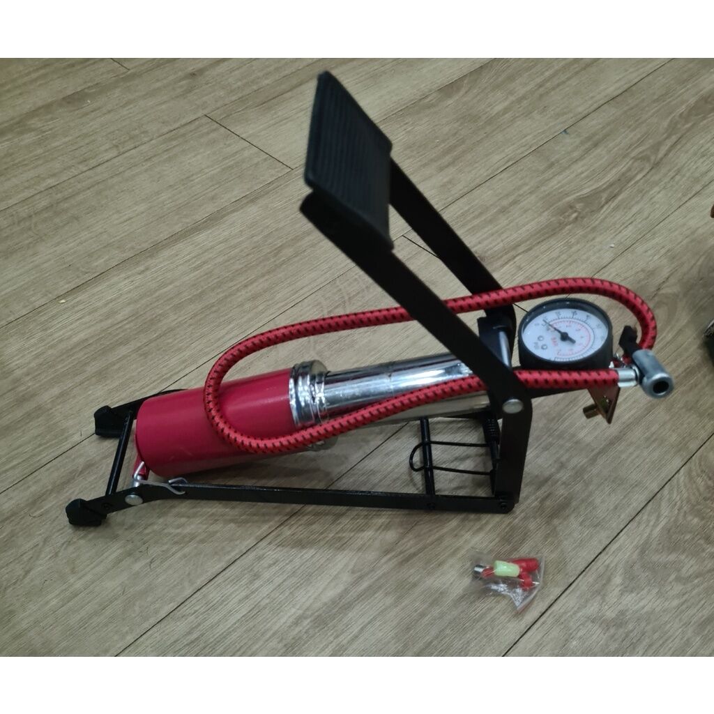 [hàng loại 1] [xả kho]bơm hơi đạp chân mini xe đạp - xe máy - oto