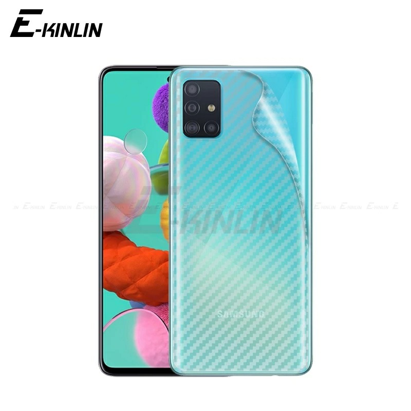 Dán lưng Samsung A51 vân Carbon chống mồi hôi bám bẩn